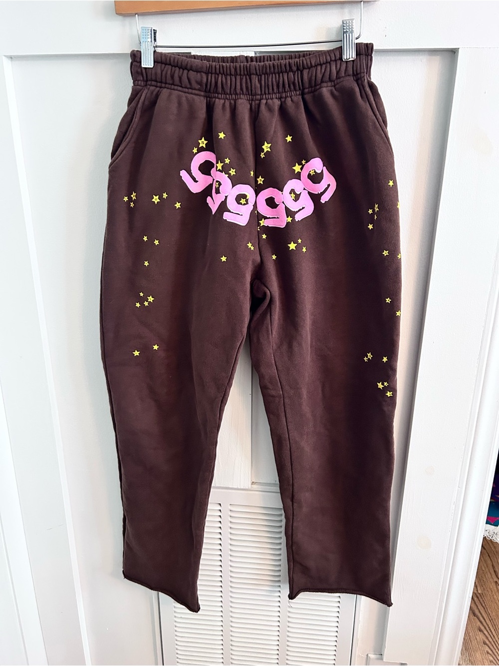 Sp5der Angel Number 555 Sweatpants size medium